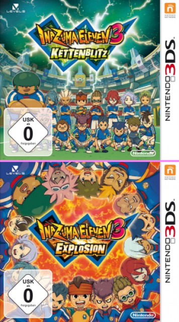 Cover: Inazuma Eleven 3: Kettenblitz & Inazuma Eleven 3: Explosion