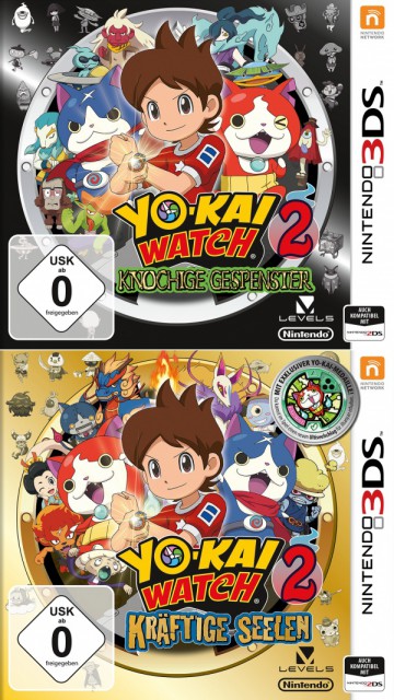 Cover: Yo-Kai Watch 2: Knochige Gespenster und Kräftige Seelen