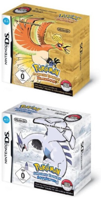 Cover: Pokémon Silberne Edition SoulSilver & Pokémon Goldene Edition HeartGold