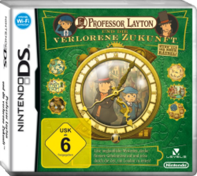 Cover: Professor Layton und die verlorene Zukunft