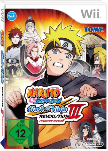 Cover: Naruto Shippuden: Clash of Ninja Revolution 3 (European Version)