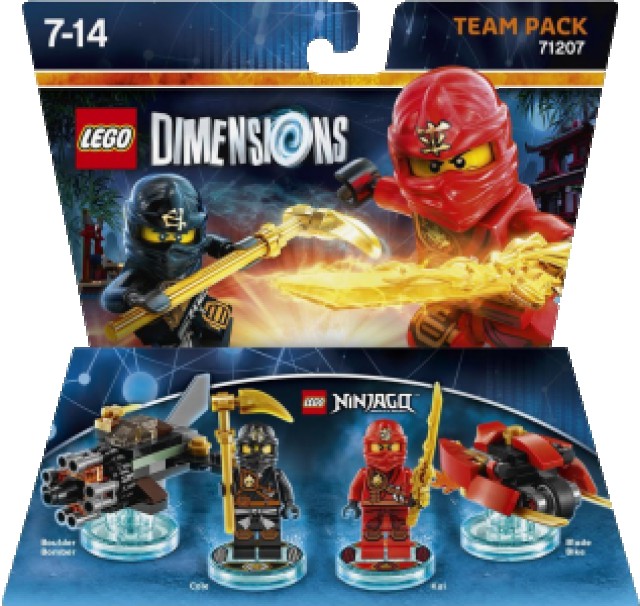 Cover: LEGO Dimensions Team Pack: Ninjago (71207)